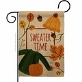 Patio Trasero 13 x 18.5 in. Sweater Time Garden Flag with Fall Harvest & Autumn Double-Sided  Vertical Flags PA3875705